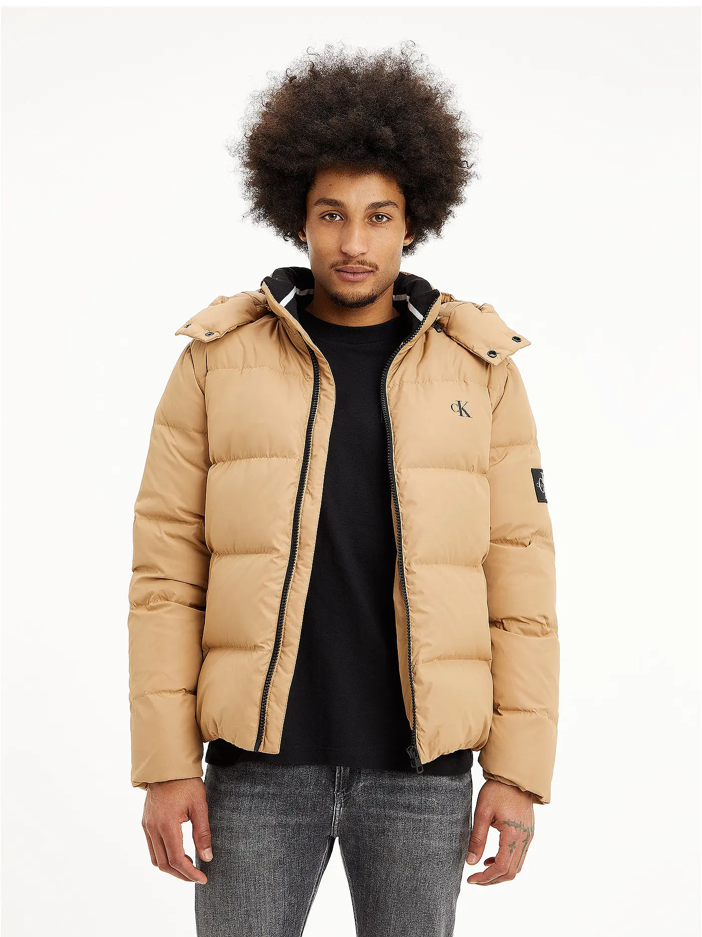 CALVIN KLEIN JEANS | Daunenjacke Essentials | camel